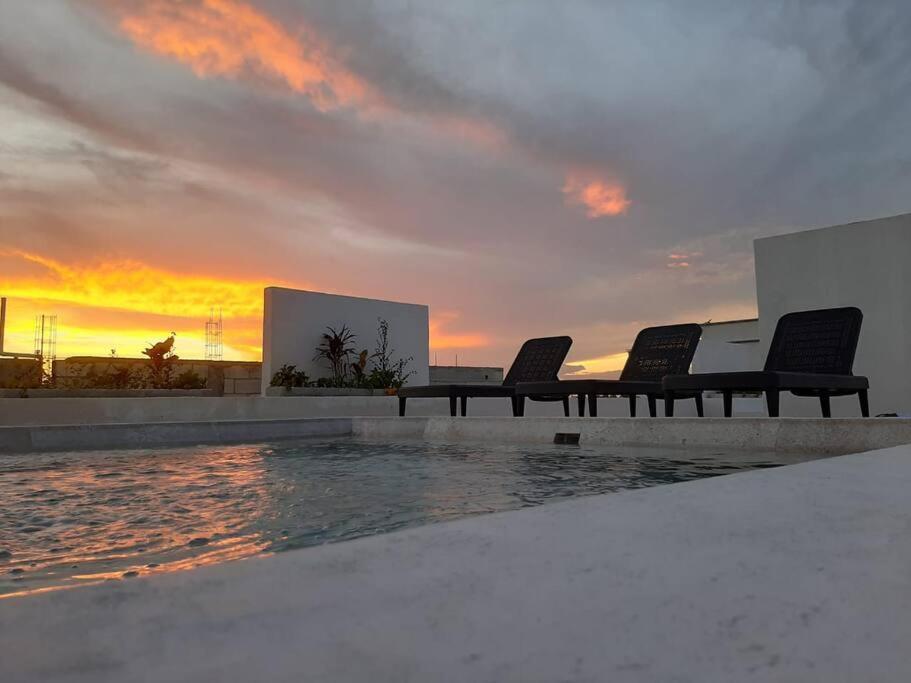Smart Depas Elegante Apartamento Estudio Totalmente Equipado Tulum Pueblo Buitenkant foto